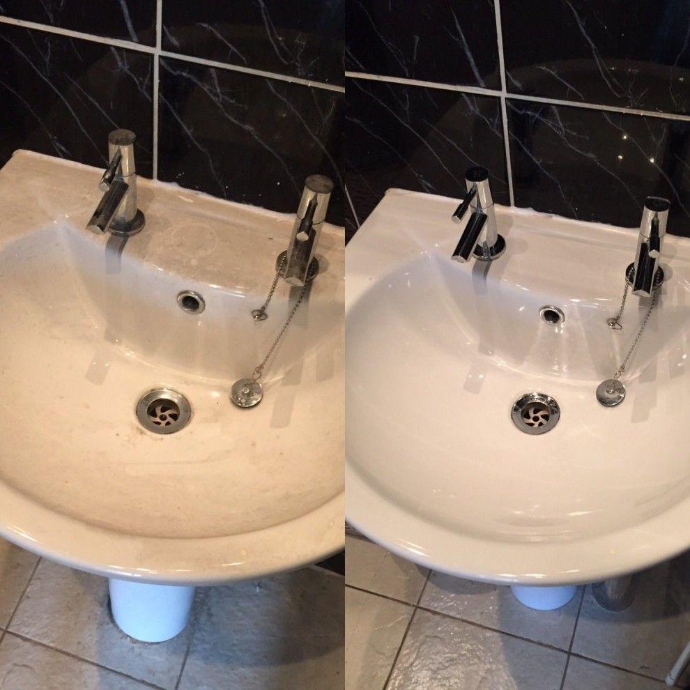 Lavabo nettoyé à Tanger